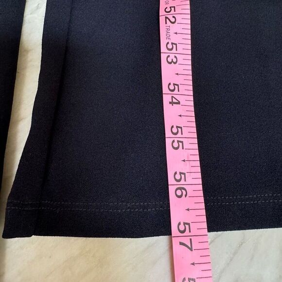 Donna Morgan womens Sleek Style Jumpsuit Office Workwear navy blouse size 0 - Picture 9 of 10